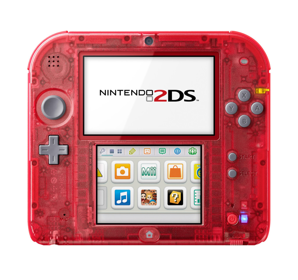 Nintendo 2DS Transparent_ Red